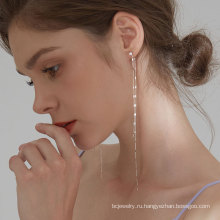 Shangjie oem Joyas 2021 Модные женщины -серьги -хрустяки Уникальные изящные серебряные серебряные серьги для вечеринок для вечеринки